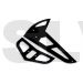 FUP-183 - FUSUNO Black G10 Fiberglass Horizontal/Vertical Fins Trex 450 V2